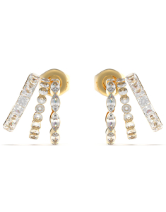 Guess Crazy Earring stud lung si cristale 
